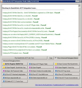 QuoteWerks ACT! Integration Medic Utility