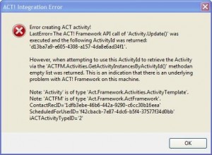 QuoteWerks - ACT integration error QuoteWerks - ACT integration error