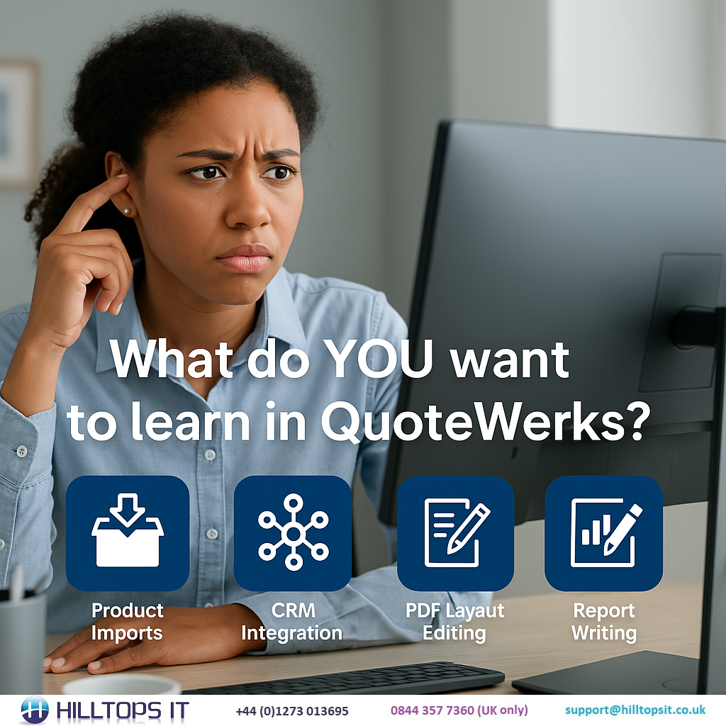What do YOU want to learn in QuoteWerks?